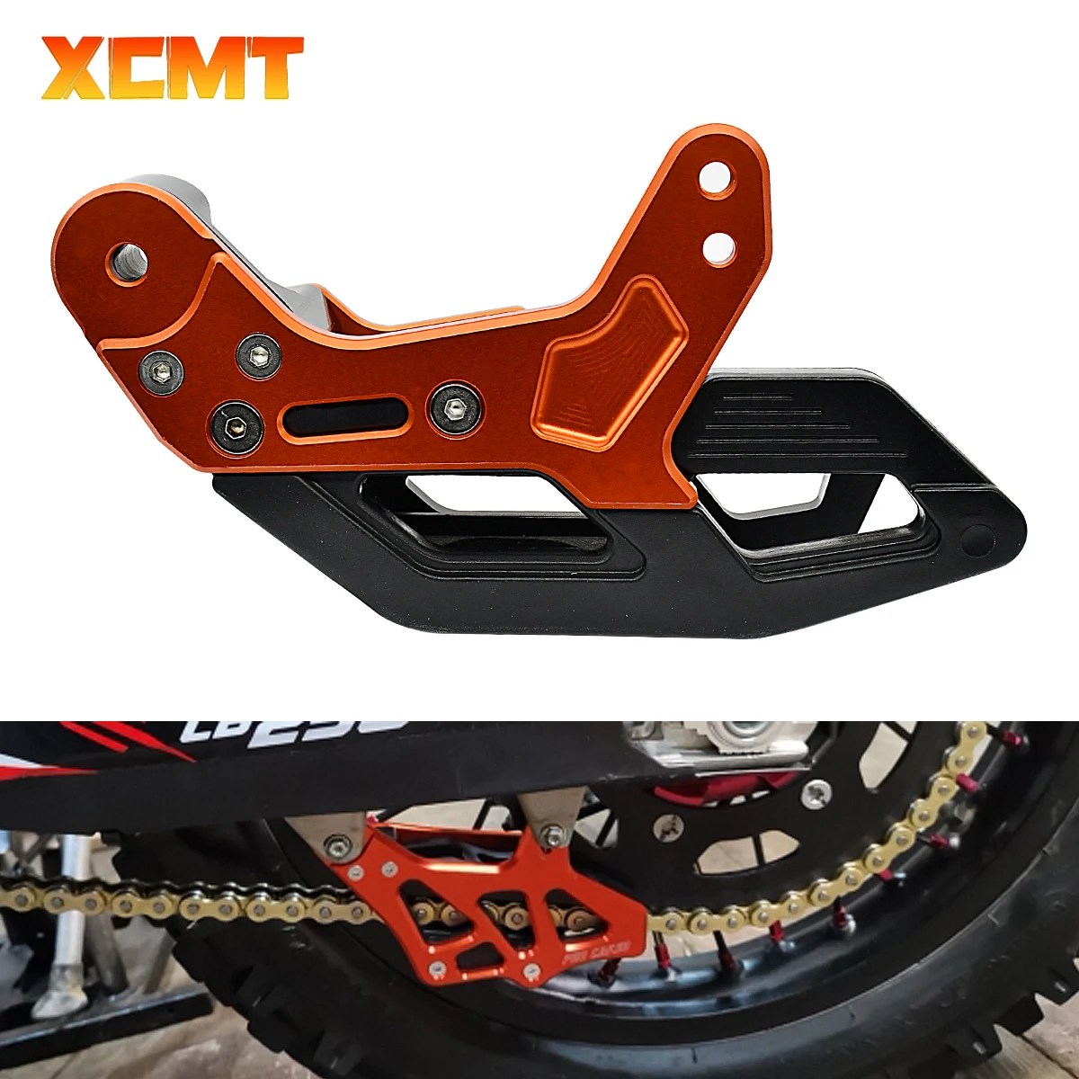 

Направляющая цепи мотоцикла для Husqvarna TC TE TX FC FE FX FS для GasGas EX EC MC для KTM EXC EXCF XC XCW XCF SX SXF Universal