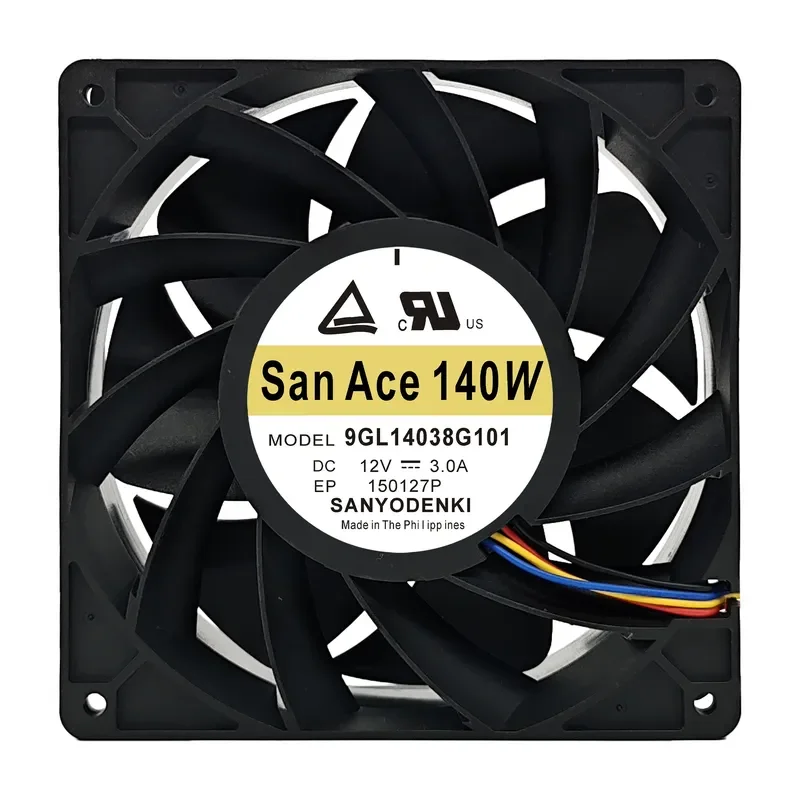 for 14038 14CM 12V 3.0A Power Supply Computer Case Cooling Fan Cold Water Dryer
