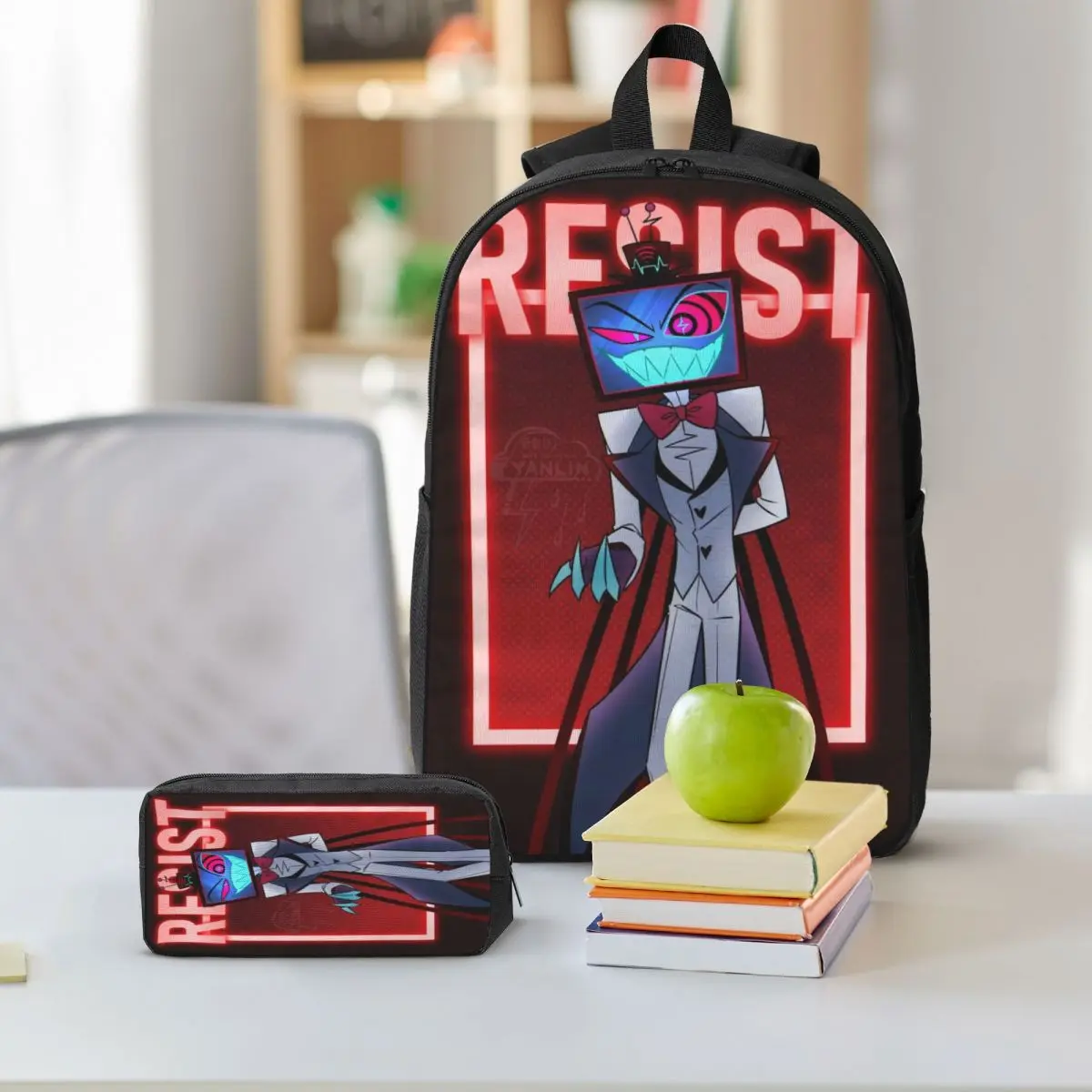 3 قطعة فندق Hazbines Vox 2 مجموعة حقائب الظهر للأطفال صناديق قلم رصاص مجموعات أكياس الكتب مع صندوق الغداء لطلاب المدارس حقيبة الظهر #6