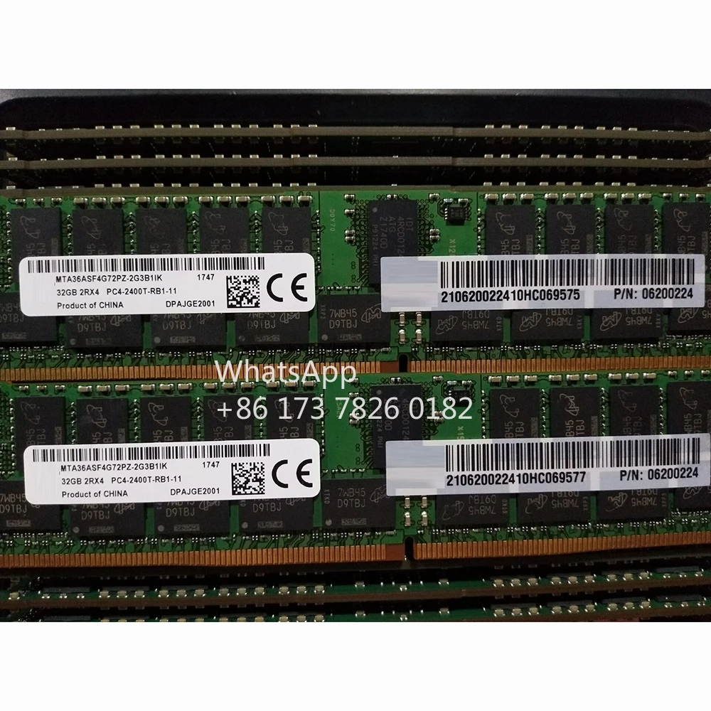 RAM For HUAWEI RH5288 V3 RH5885H V3 32GB DDR4 2400MHz ECC PN: 06200224 32G Server Memory