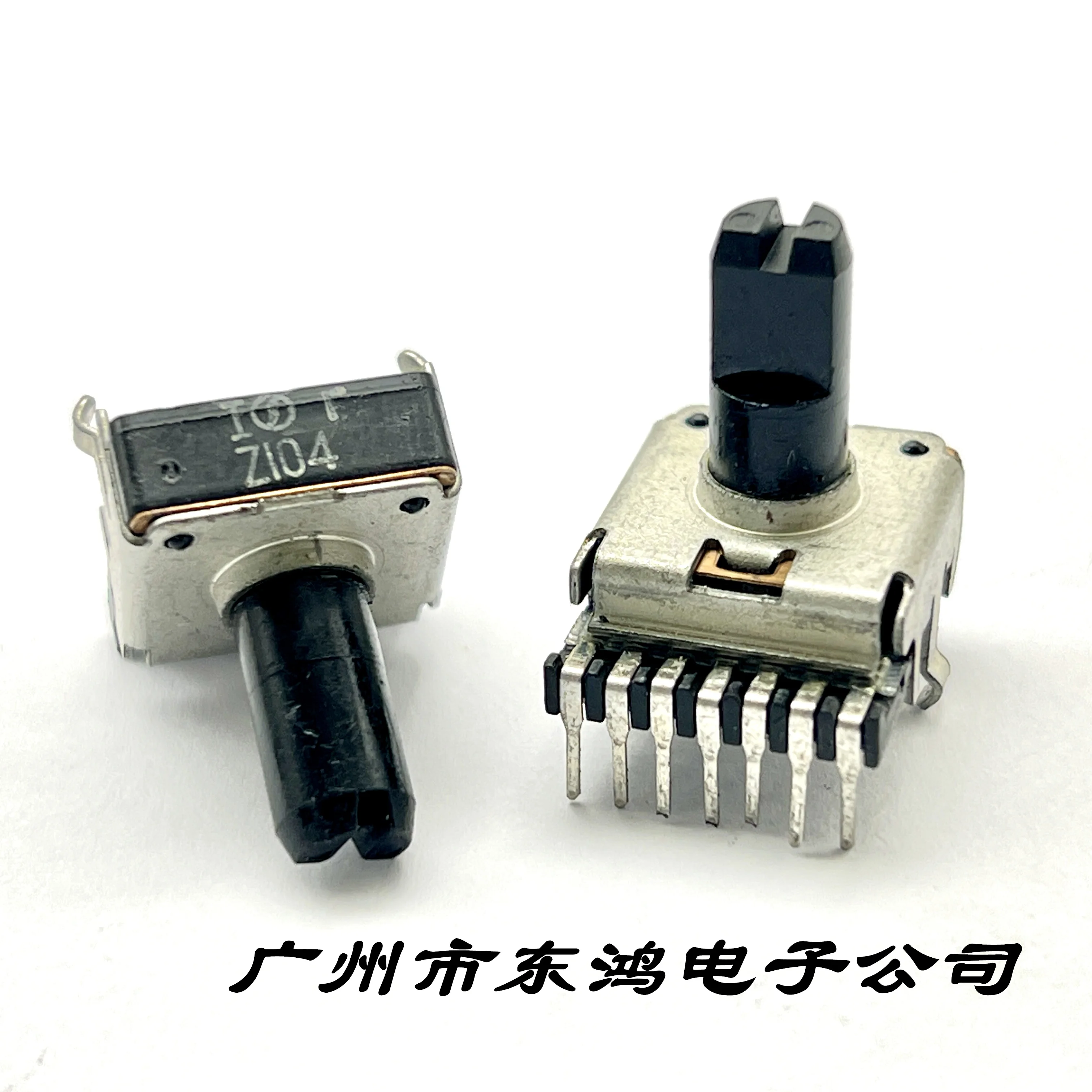 5 piece of Japanese RK14 potentiometer with 7 pins Z100K shaft length of 13mm