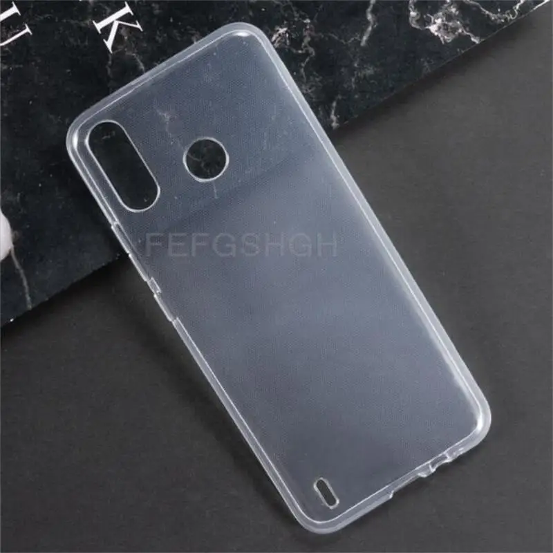 Anti-knock Soft TPU Phone Case For Tecno Spark 4 Lite SPARK4 4LITE Spark4Lite Silicone Cover Bumper Tempered Glass