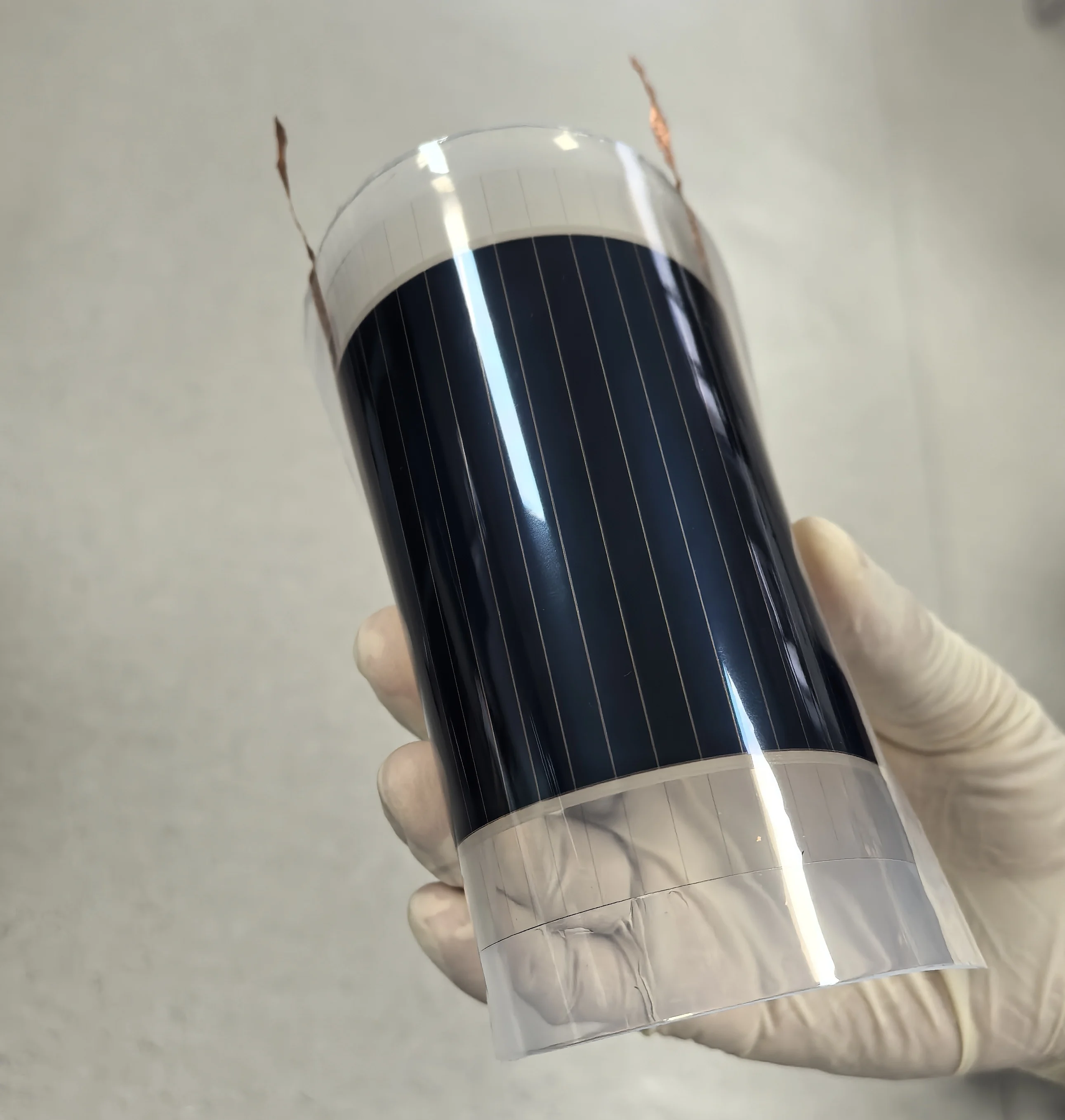 Flexible Perovskite Cells Are Bendable, Customizable, and Have an External Power Supply for Scientific Display