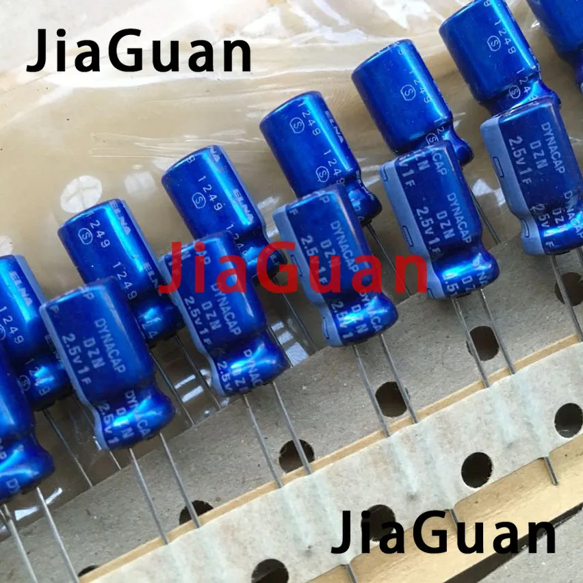 10PCS Original ELNA 2.5V1F Super Dynacap Dzn 1F 2.5V DZN-2R5D105T 2.5V1.0F 8X16MM Farad