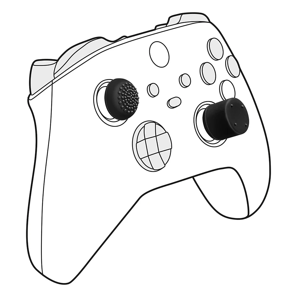 عيدان الإبهام غطاء قبضة ل PS5 ، PS4 ، Xbox سلسلة واحدة ، X ، S تحكم ، ارتفاع السيليكون ، أغطية عصا مريحة ، الملحقات