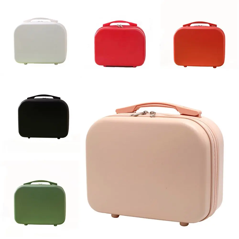 14 Inches Mini Women Carry On Suitcase Short Trip Travel Luggage Make Up Travel Bags