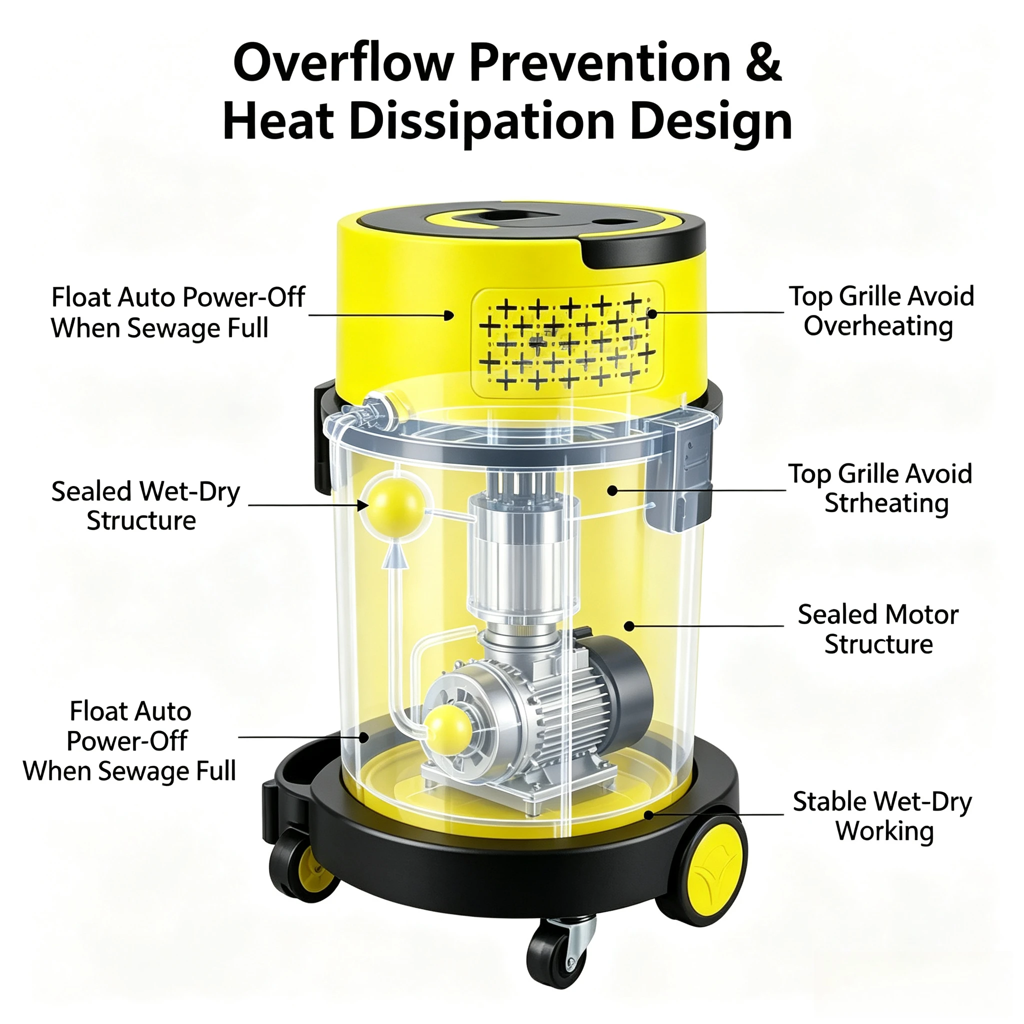 مكنسة كهربائية صناعية ومتعددة  - مراجعة Wet Dry Vacuum Shop وسعره