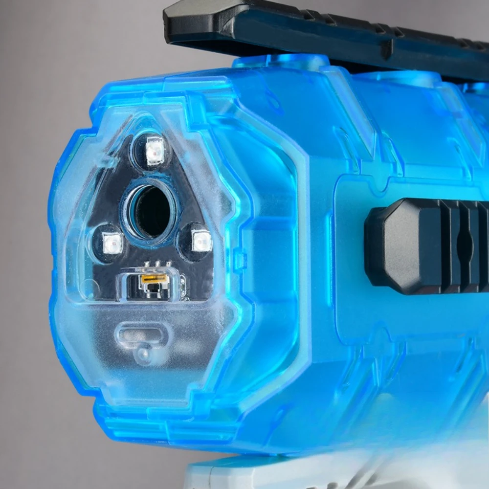 New Dimension Pulse X12 Electric Toy Gun Colorful Lights Electric Multiple Shots Integrated Crystal Toy Soft-Pistol