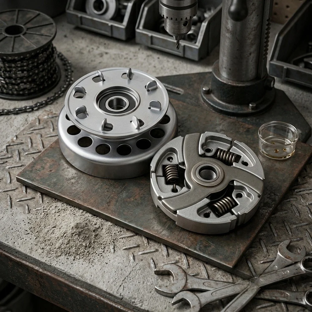 Metal Clutch And Sprocket Set Assembly For K1270 Concrete Saw Replacement Parts High Durability Cutting Equipment Accessories