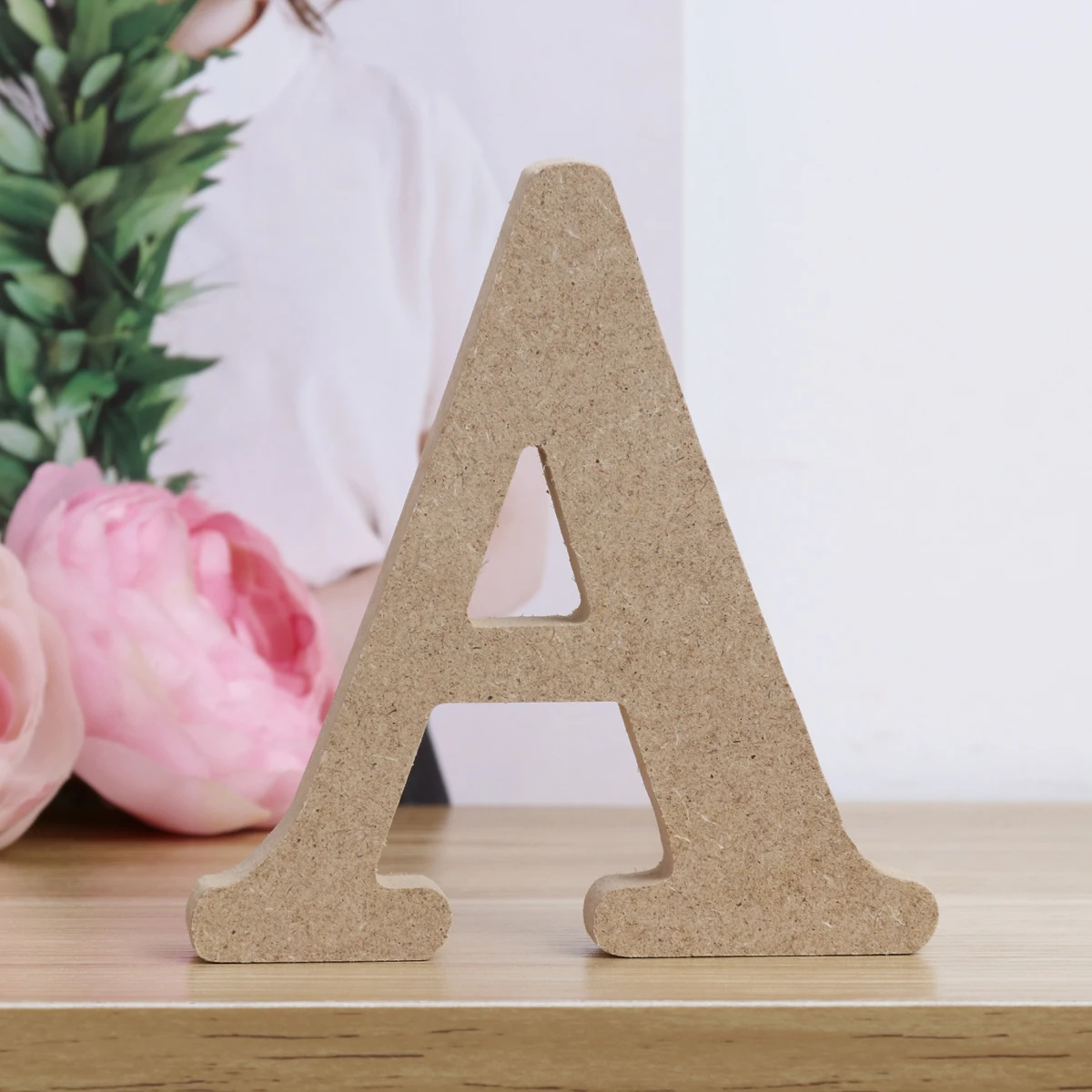 

Wooden Letter Ornaments Craft Letters Wall for Nursery Alphabet Decor Decoration