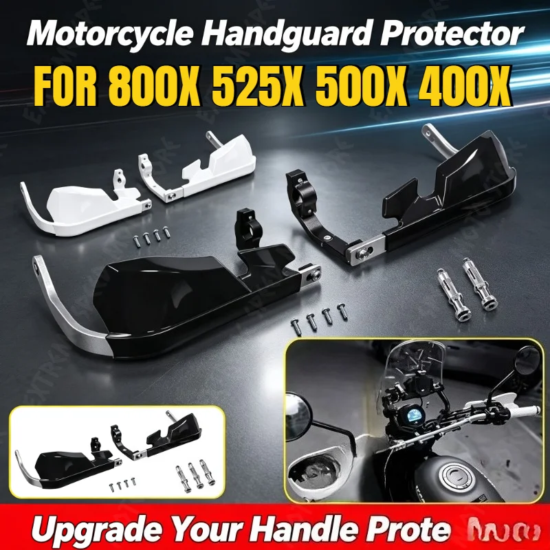 Motorcycle Handguards Hand Bow Protector Anti‑Drop Crash Bar for 800X 525X 500X 400X Handlebar Guards Modification Accessories