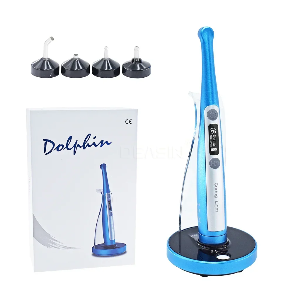 Dent al Original with Cordless LED Curing Lamp Metal Body Built-in Caries Detector and Instrumentation Dent al Equipment