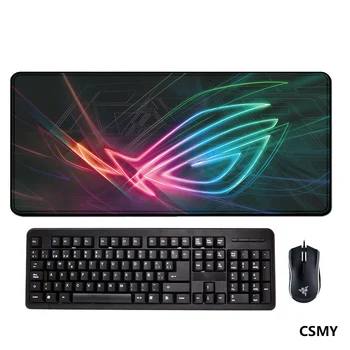 Renkli işık Mousepad oyun 900x400 genişletilmiş ped kurulum oyun aksesuarları masaüstü Xxl Mouse Pad Diy oyun bilgisayarı Mat paspaslar