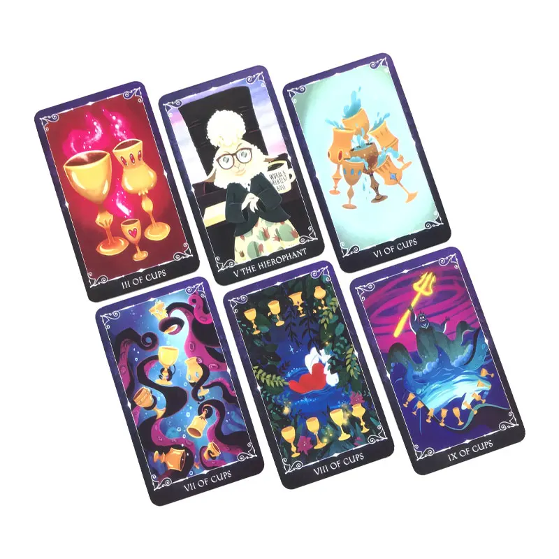 Gran oferta, Tarot villano, tarot de oráculo, tarjeta de profecía de adivinación del destino, juego de fiesta familiar, Tarot, baraja de 78 cartas,