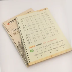 Cursive Writing English lettering Calligraphy Copybook For Adult Children Exercise Groove Practice Word Books Drawing Toys