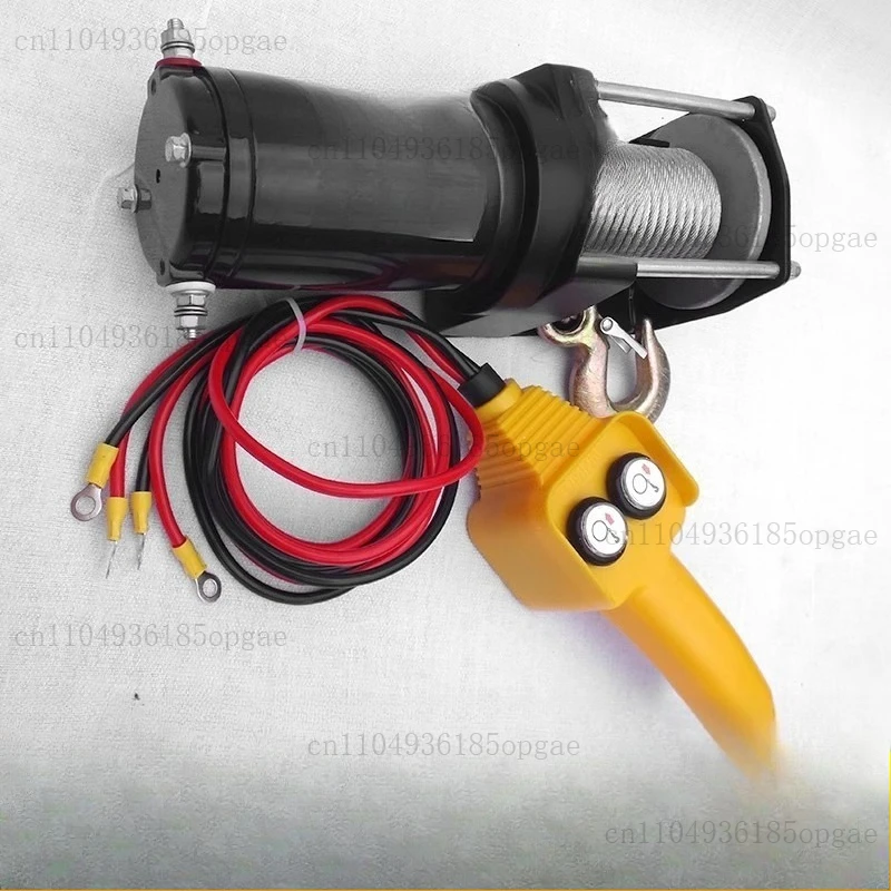 

Электрическая лебедка 12 В Грузовик Маленький кран 24 Подъемная лебедка 1 тонна Специально для автомобилей