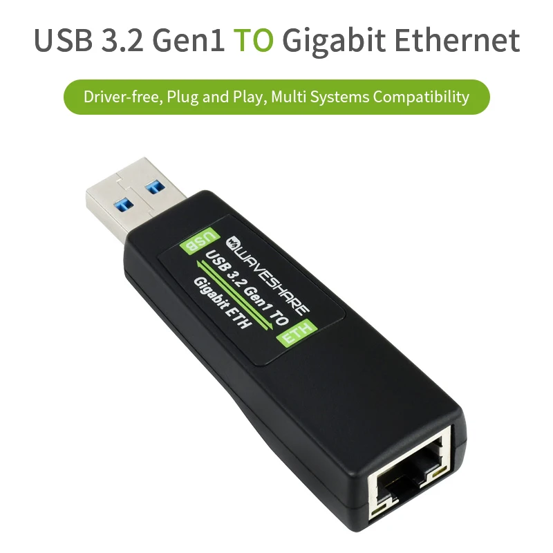 

USB 3.2 Gen1 TO Gigabit Ethernet Converter, Driver-Free