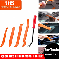 For Tesla Model 3 Highland Car Door Lights Car Trim Removal Tool Kit Auto Clip Removal Pry Tool Model Y Model 3 Model S Model X
