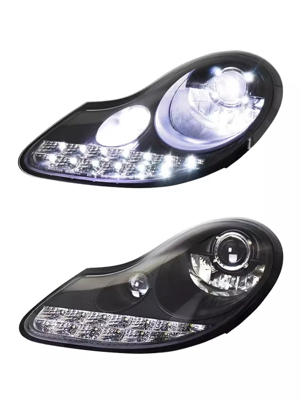 

Refit Front Headlight Assembly for 97-02 Porsche 986 Boxster LED Daytime Running Light Turn Signal Car Accessories