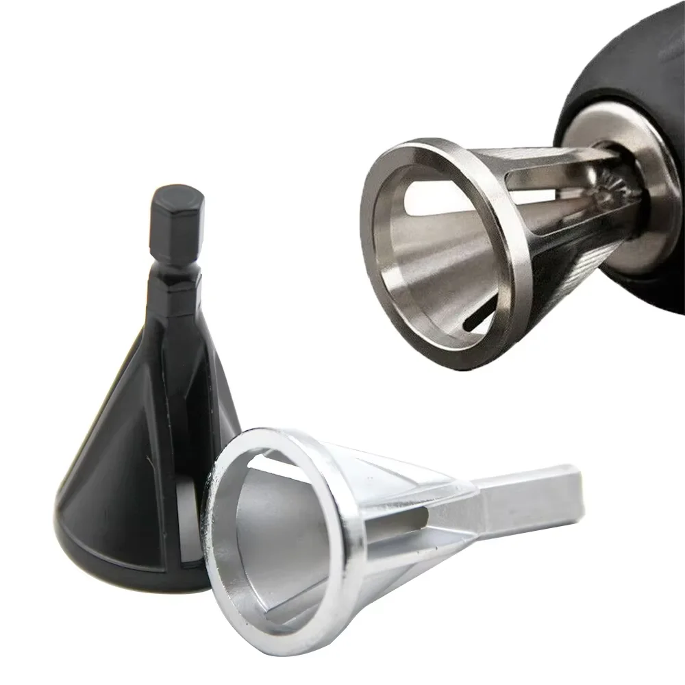 Hexagonal Triangular Handle Chamfering Tool Fast Remove Burr Removal Deburring Trimming Drill Bit Stainless Steel Copper Screw