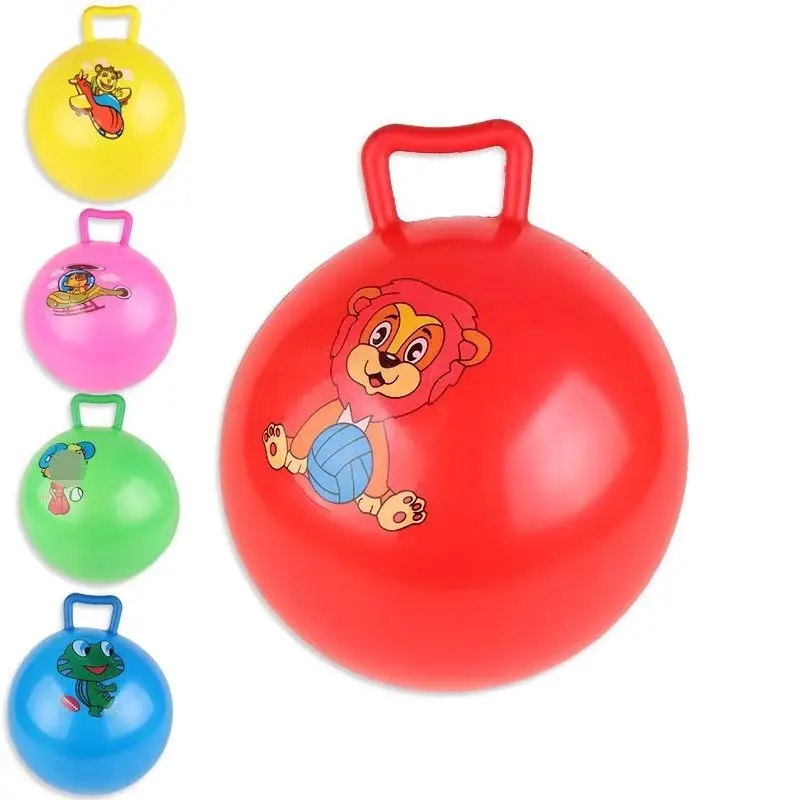 Bambini Bouncyhopper Maniglia gonfiabile Cavallo che rimbalza Giocattolo Divertimento antistress Regalo Cartoon Palla che rimbalza Spiaggia Piscina Giocattoli ﻿