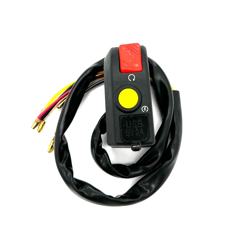 Motorcycle Switches With USB Charge 7/8\