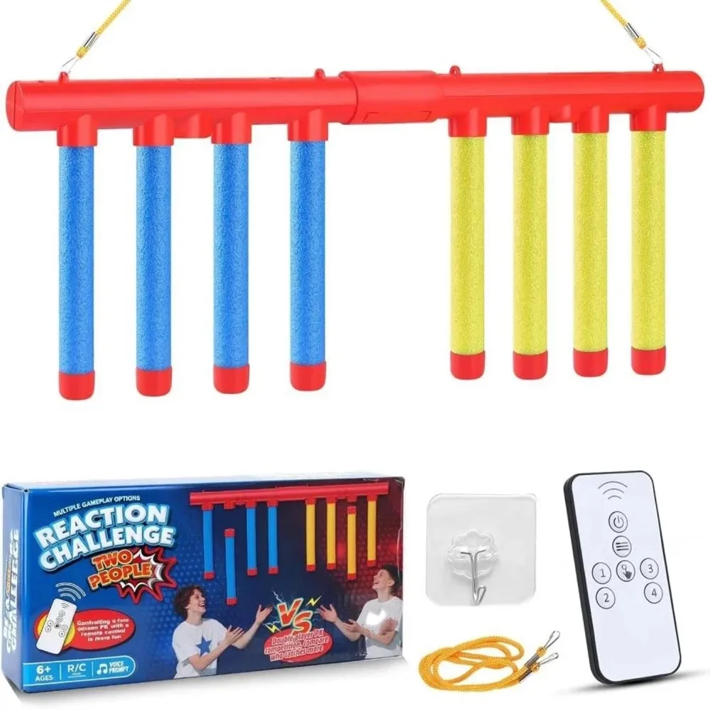 

Quick Reaction Challenge Falling Sticks Game Parent-Child Exercise Prop Catching Sticks Sensory Adjustable Falling