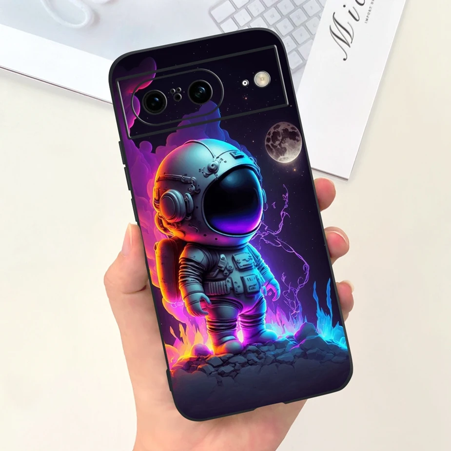 حافظة لهاتف جوجل بيكسل 8A Pixel8 Pro حافظة كرتونية عصرية لطيفة مضادة للصدمات لهاتف جوجل بيكسل 8 Pro Pixel8A Fundas Coque