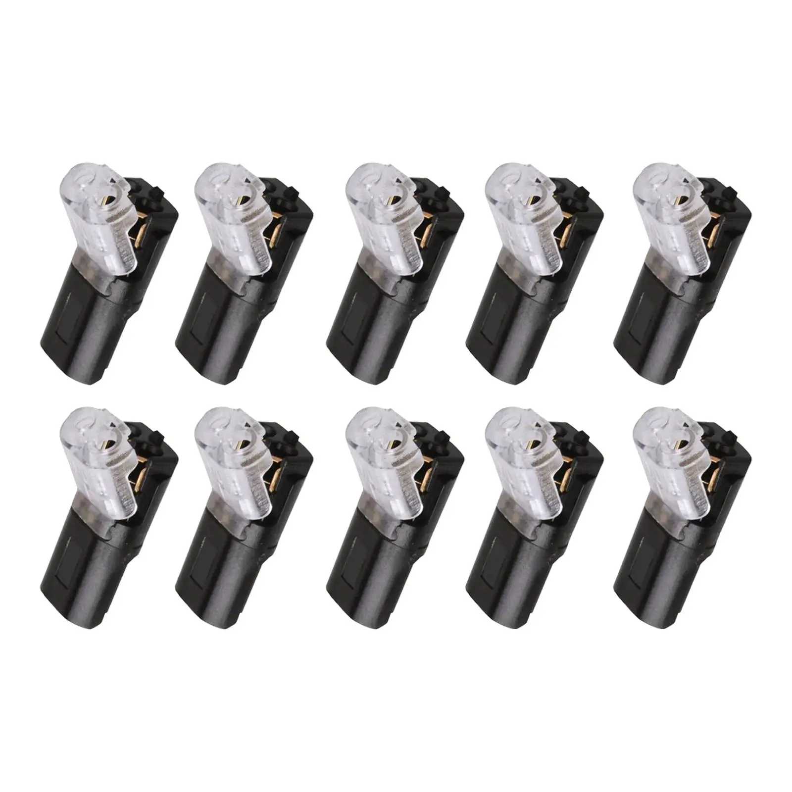 10Pcs Pluggable LED Wire Connectors Professional Spring Wire