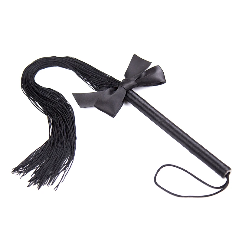 Queen Black Horse Riding Whip High Quality Pu Leather Pimp Whip Racing Riding Crop Party Flogger Hand Cuffs