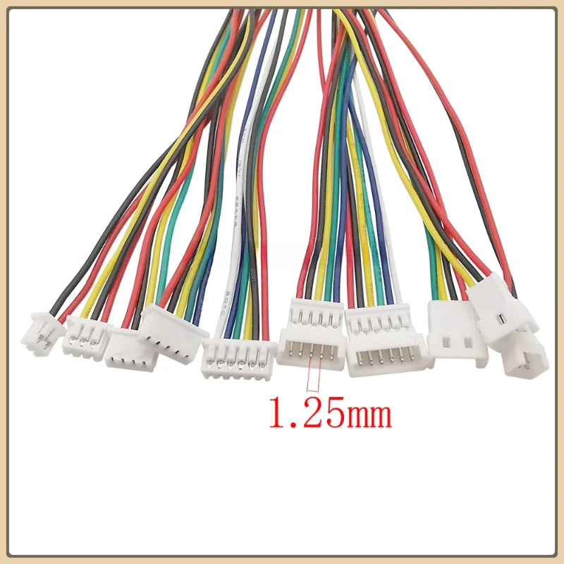 10PCS JST XH2.54 XH 2.54mm Wire Cable Connector 2P/3P/4P/5P/6/7/8/9/10/11/12 Pin Pitch Male Female Plug Socket 10/20/30cm Length