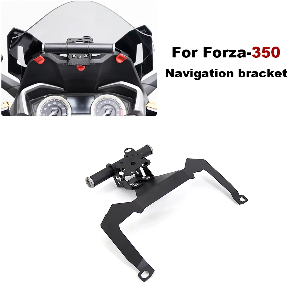 For Honda Forza 350 Forza 125 2021 2022 New  Motorcycle Front Phone Stand Holder GPS Navigaton Plate Bracket