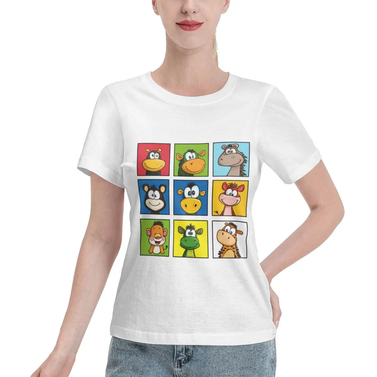 Bargain Price The Lineup Women's T-shirt Urban Plain Cotton Top