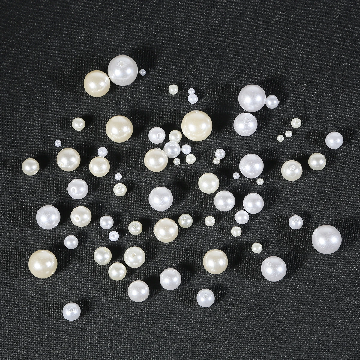 White Beige Round Imitation ABS Pearl Beads For Craft Scrapbook Decoration DIY Sewing Craft Supplies3mm 1000pcs