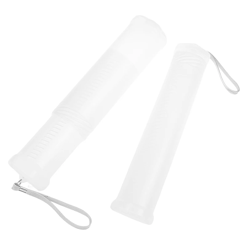 Transparent PP Portable Adjustable Cylinder Pencil Case Pen Holder Student Stationery Organizer image 6