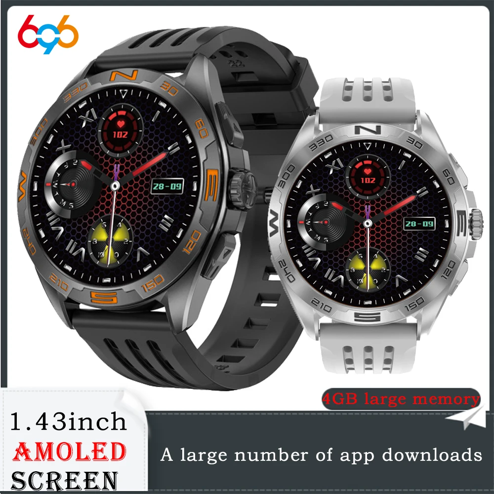 

Newest Smart Watch Men Women BT Call APP Download Smartwatch 4GB Memory Map Local Music Playback Sound Recording Sports Health
