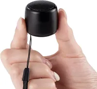 Mini Bluetooth Speaker HD Sound with Bass Smallest Wireless Speaker for Phone PC Tablet with Selfie Button Call Function Cute