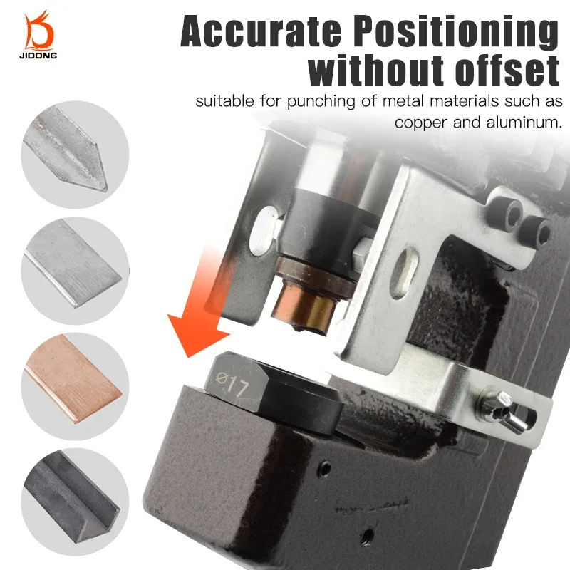 MHP-20 Electric Hole Punching Tool Hydraulic Metal Angle Punching Machine For Steel & Copper Electric Hydraulic Punching Tool