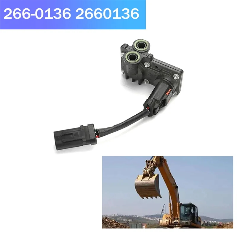 Excavator Differential Pressure Sensor Pressure Intake Sensor for Carter 312 315 320 323D 266-0136 2660136