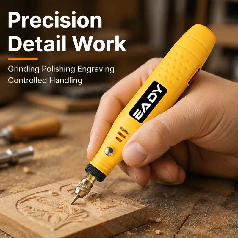 EADY 12V EU Plug Cordless Rotary Tool Kit – Mini Electric Drill Set for Engraving, Polishing, Grinding, DIY Keychain Making