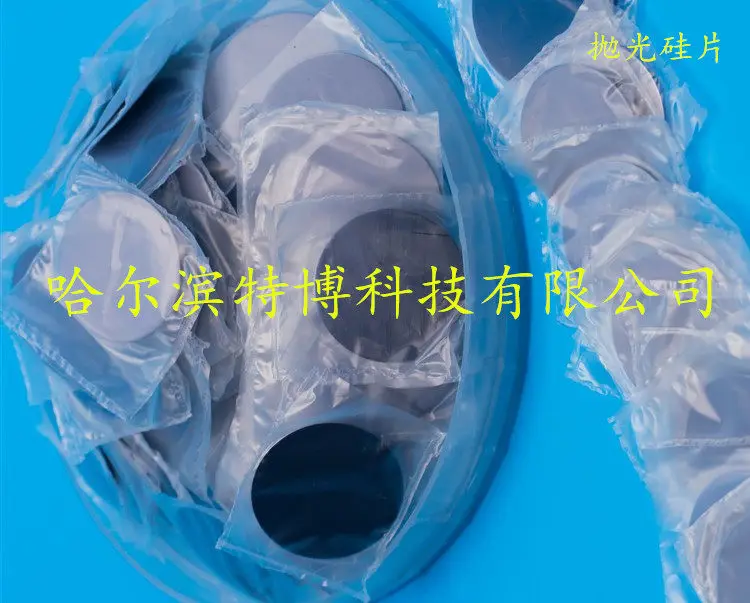 Obleas de silicio Harbin Tebo XRD sin picos de difracción a 20-110 grados, sin picos ni espuelas, monocristalinas de 25 mm