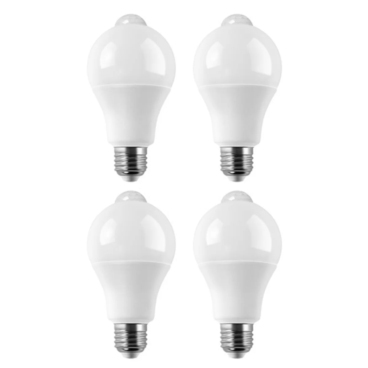 BFYLE 4 قطعة E27 LED محس حركة لمبة LED مصباح PIR مصباح لجهاز الاستشعار لمبة السيارات تشغيل/إيقاف ضوء الليل لأضواء المرآب الدرج الشرفة 12 واط
