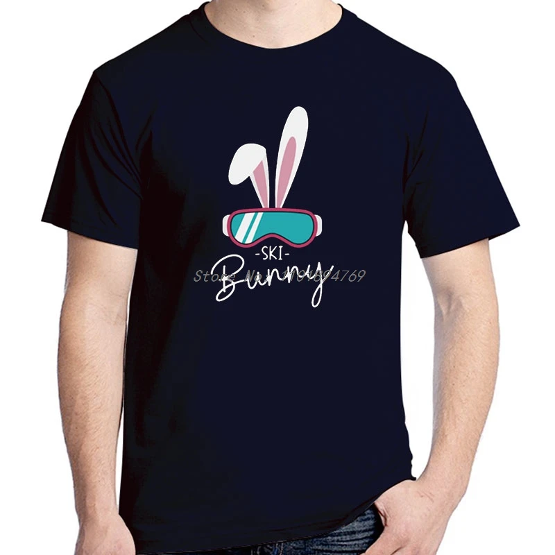 Ski Bunny Apres Ski Funny Wintersport Party Fashion Graphic T Shirts Summer Cotton Short Sleeve T-Shirts Streetwear Mens Clothes