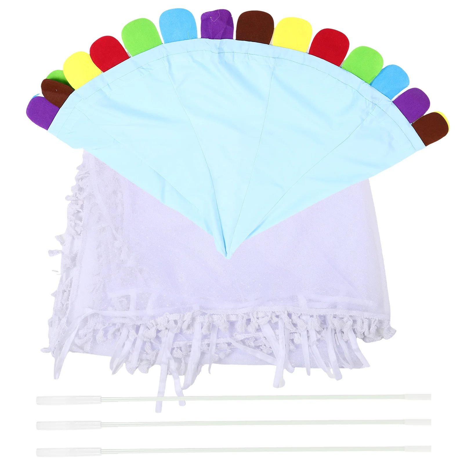 مظلة سرير للأطفال الصغار، شبكة ناموسية نصف دائرية، ستارة شاش للأطفال خفيفة الوزن قابلة للتنفس