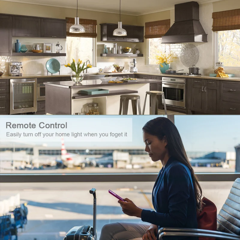 Smart WiFi Candle Bulb E14/E12 RGB Bulb Support Alexa/ Home/IFTTT Smart Speaker Voice Control 5W Led Lights Decoration