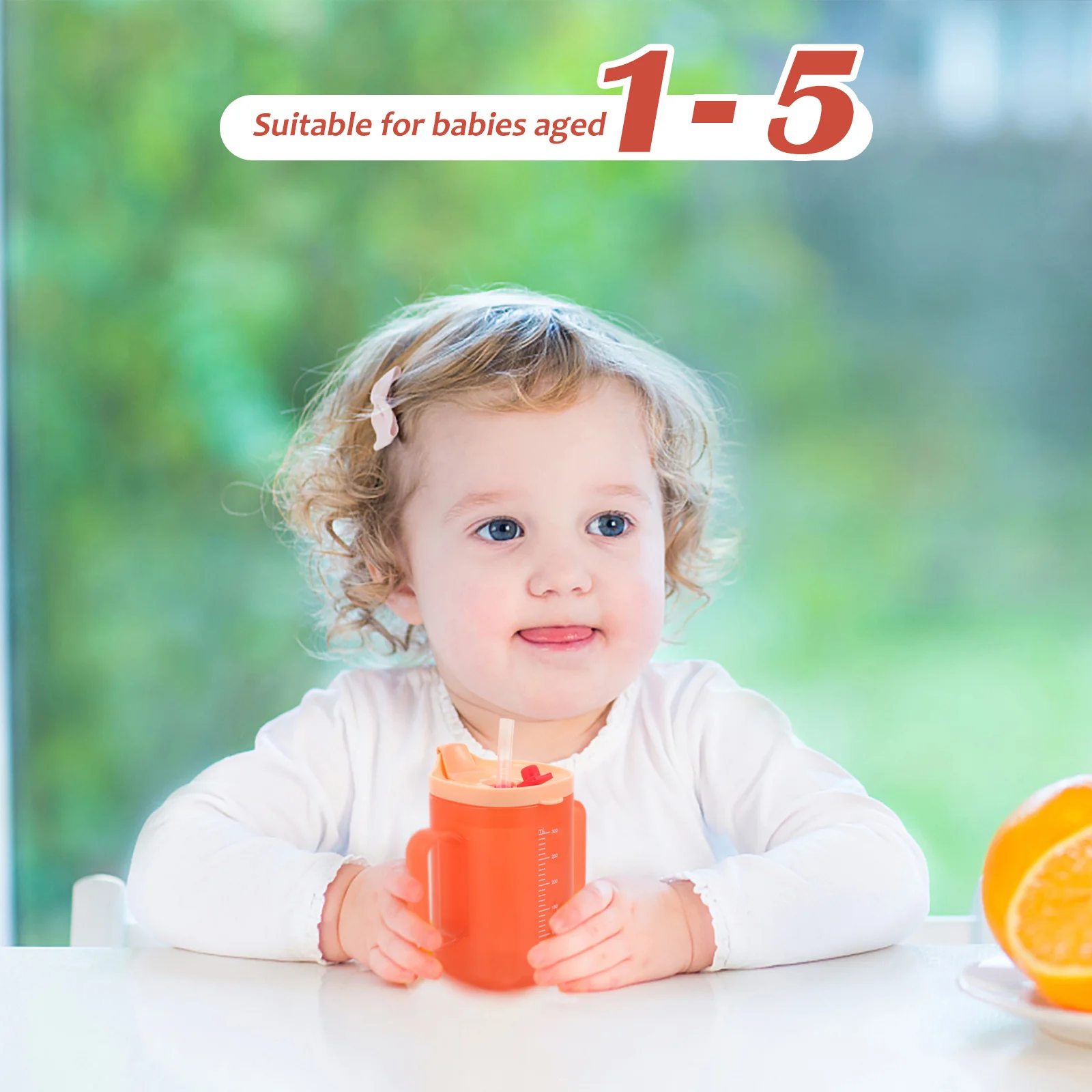 

Baby Learning Reusable Pp Silicone Lightweight Sturdy Ergonomic Handles Anti-Spill Design For Toddler Drinking Soup Water