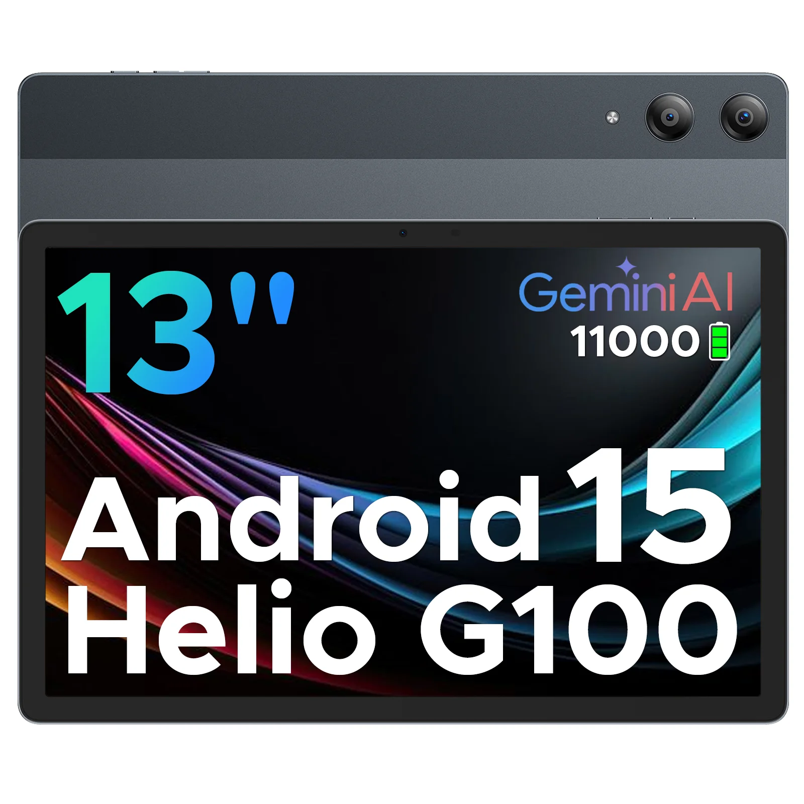 2-in-1 tablet PC DOOGEE Tab E3 Pro 13 inch Android 15 Gemini AI 32GB RAM (8 + 24) 256GB batterij mAh Helio G100 - afbeelding 1