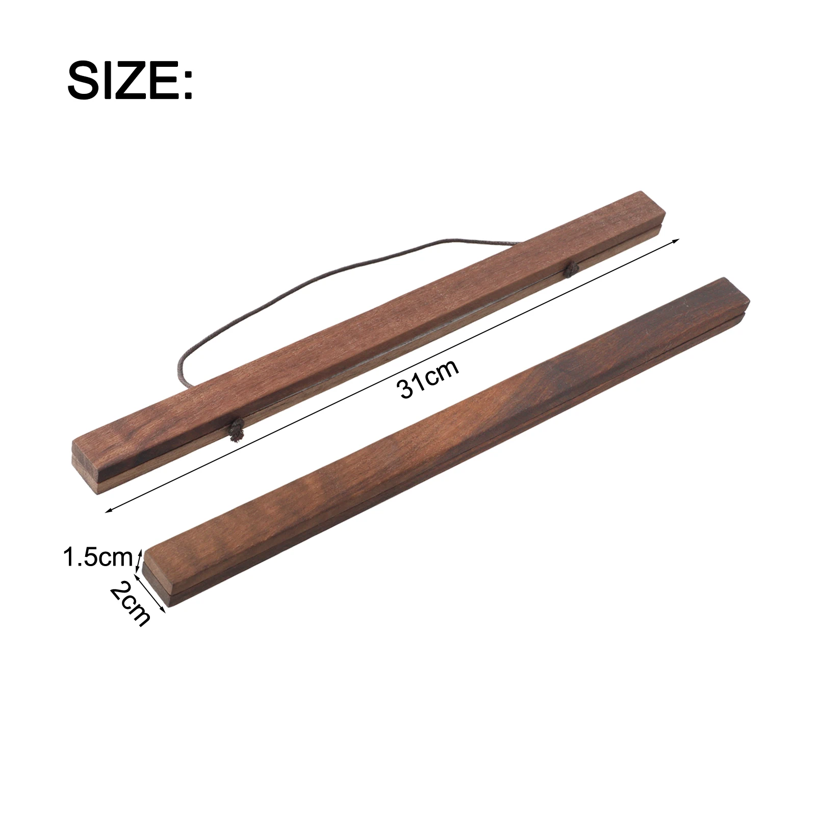 Walnut Magnetic Wooden Poster Hanger Stylish and Functional Suitable for Different Styles of Posters Easy to Hang