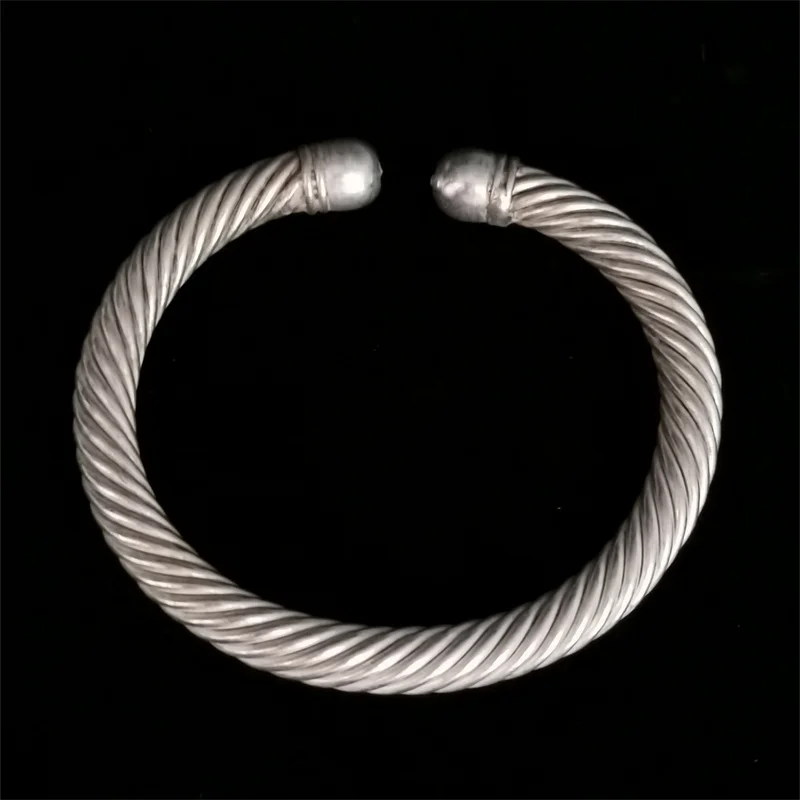 

Mai Chuang/Tibetan Silver Winding Bracelet Fashion bangles Personality Charm Jewelry Exquisite Workmanship Men Women Couple Gift