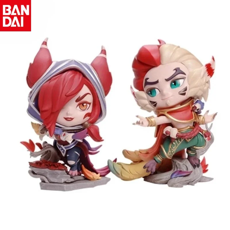 

Genuine League of Legends LOL Action Figure The Rebel Xayah The Charmer Rakan Game Anime Figure Collectible Doll Model Kid Toy